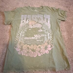 Hollister Olive Graphic Tee